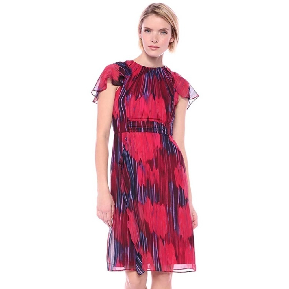 Halston Heritage Flutter Sleeve Dress‎